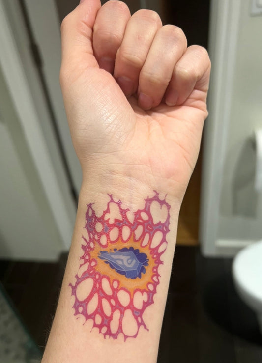 Hexgem Arcane temporary tattoo