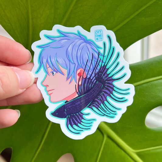Gojo Fish Sticker