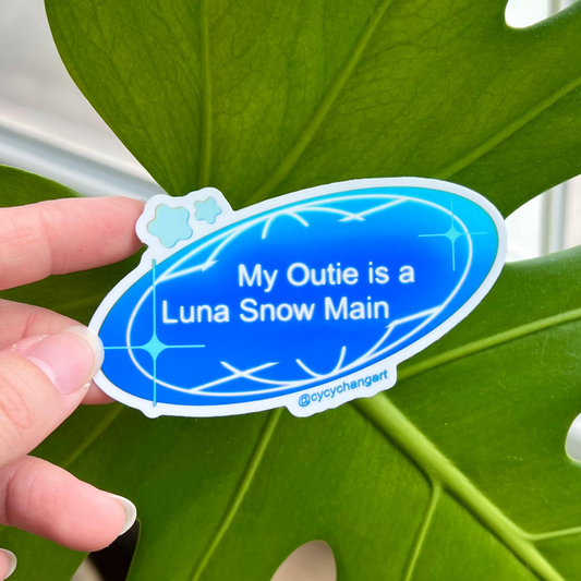 Luna Snow Severance sticker