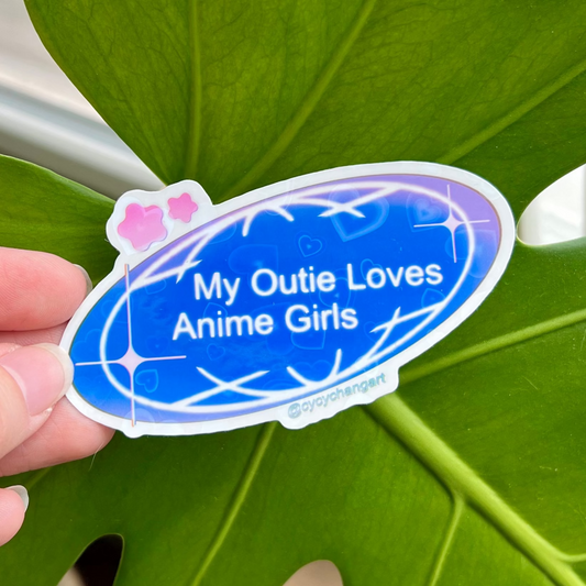 Anime Girls Severance sticker