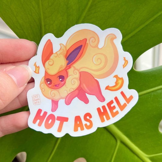 Flameon sticker
