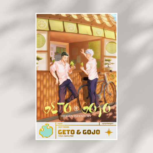 Geto & Gojo Matcha Print