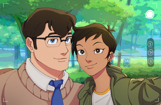 Superman Lois & Clark postcard