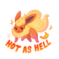 Flameon sticker