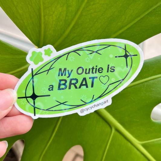 BRAT Severance sticker