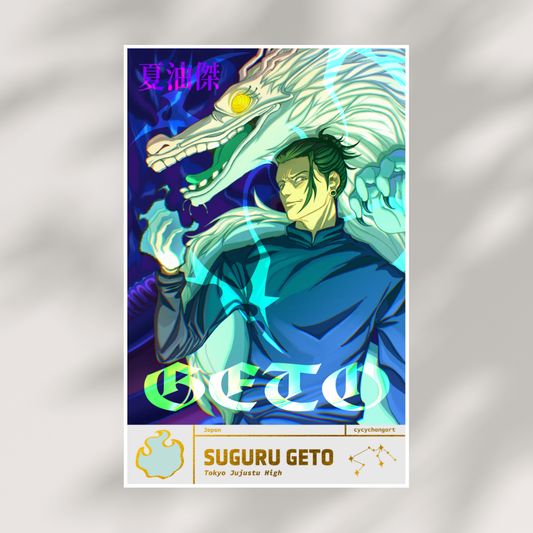 Geto & Dragon Print