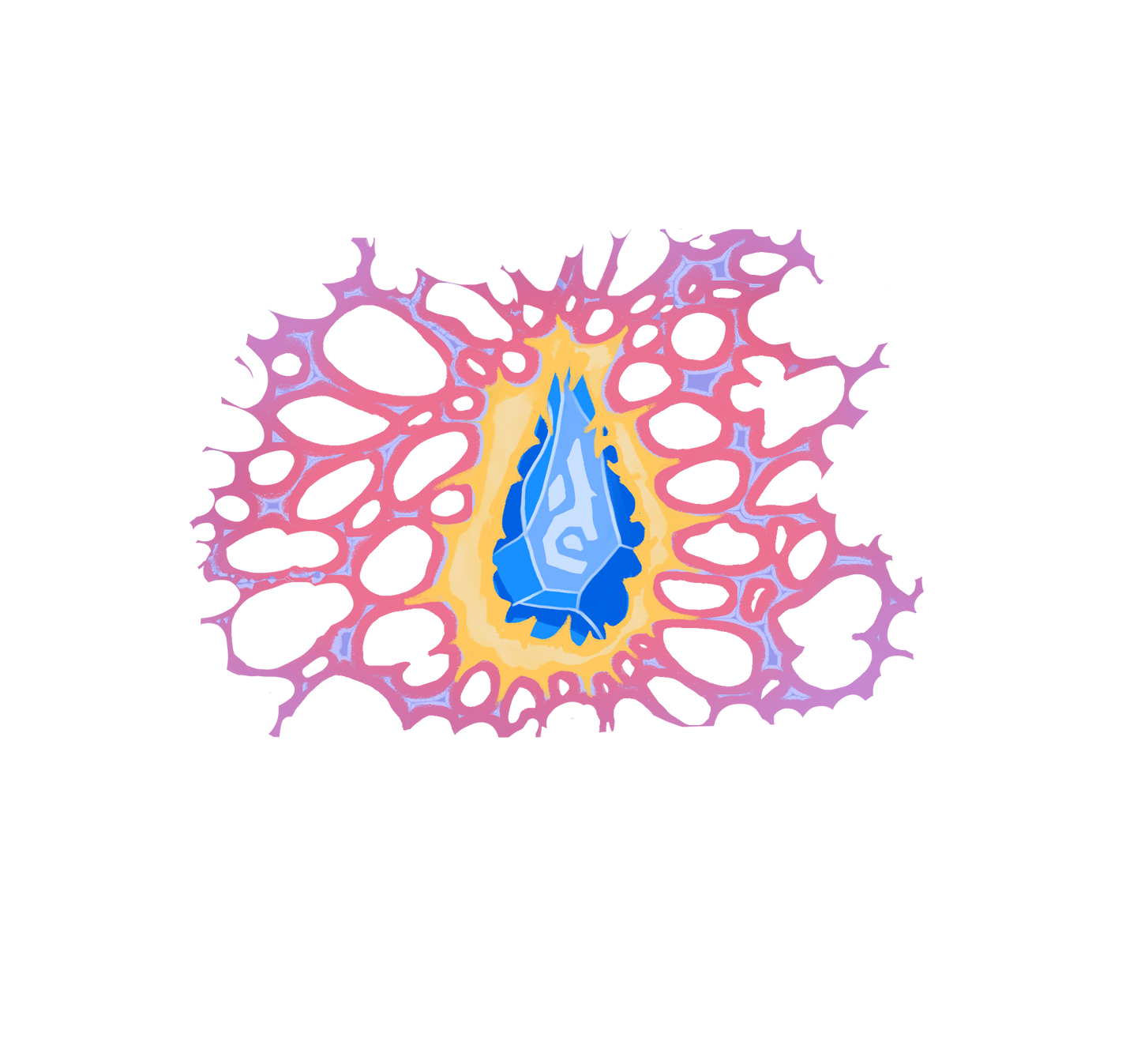 Hexgem Arcane temporary tattoo