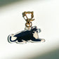 Tuxedo Cat Angel Charm
